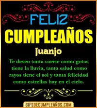 GIF Frases de Cumpleaños Juanjo